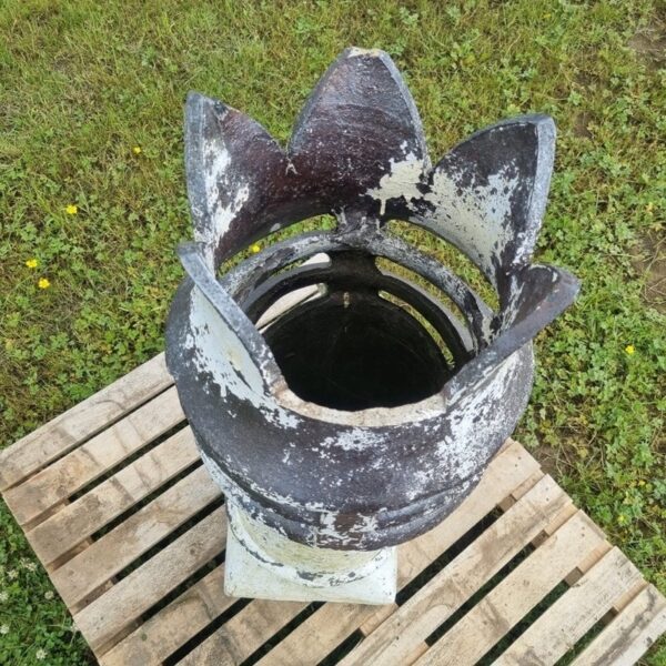 Crown Top Louvered Glazed Chimney Pot The Reclaimed Company
