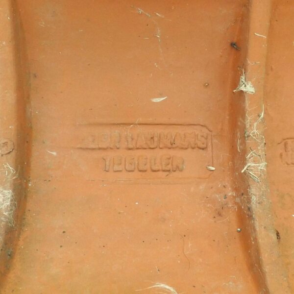 Alternative view of Tegelen Dutch clay ridge tile