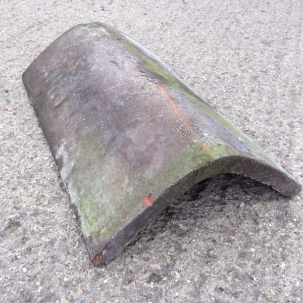 Curved Handmade Clay Ridge Tile