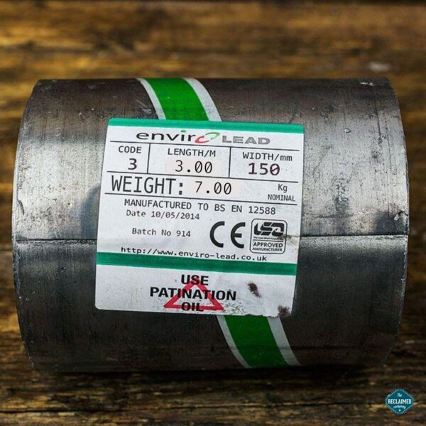 Code 3 Roofing Lead 150mm 3m - thereclaimedcompany.co.uk