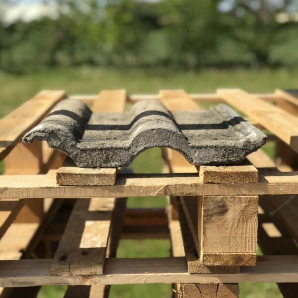 Alternative view of Green Double Roman Roof Tiles