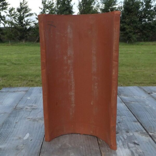 Alternative view of Half round clay ridge tiles