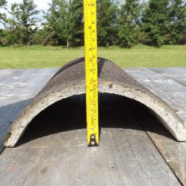 Alternative view of Sandtoft concrete ridge tiles