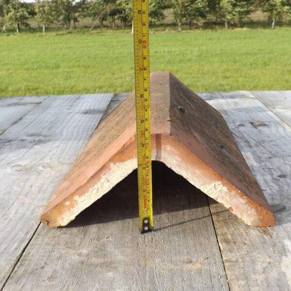 Alternative view of Flat top ridge tiles