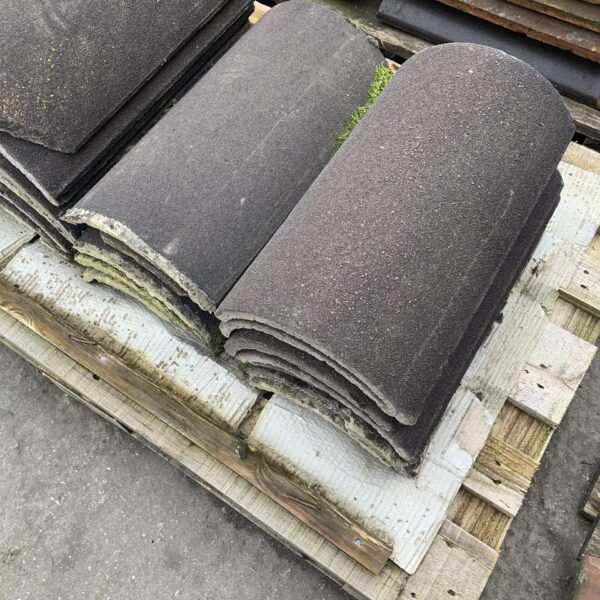Alternative view of Concrete segmental ridge tiles