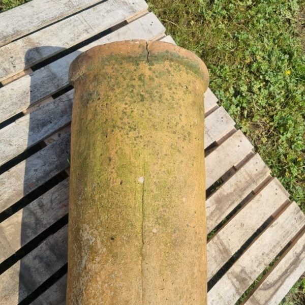 Buff Round Roll Top Chimney Pot The Reclaimed Company