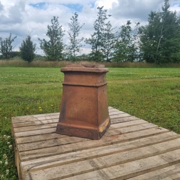 Small Square Brown Chimney Pot The Reclaimed Company