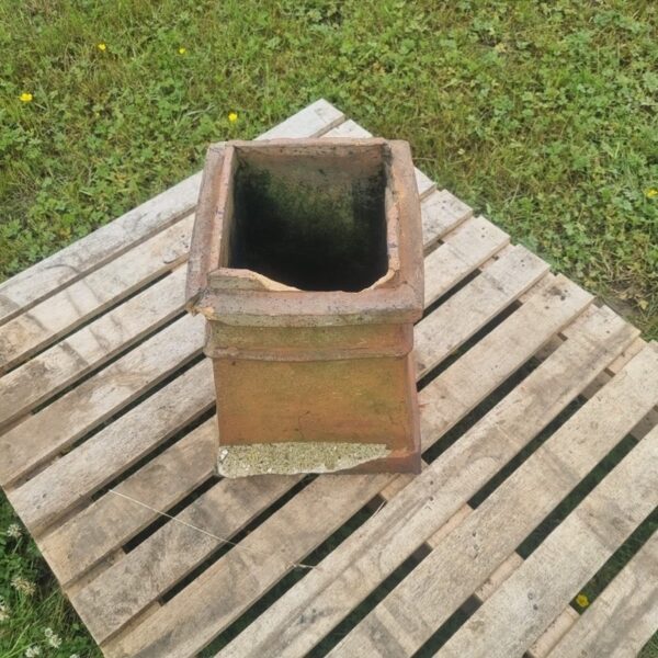 Small Square Brown Chimney Pot The Reclaimed Company