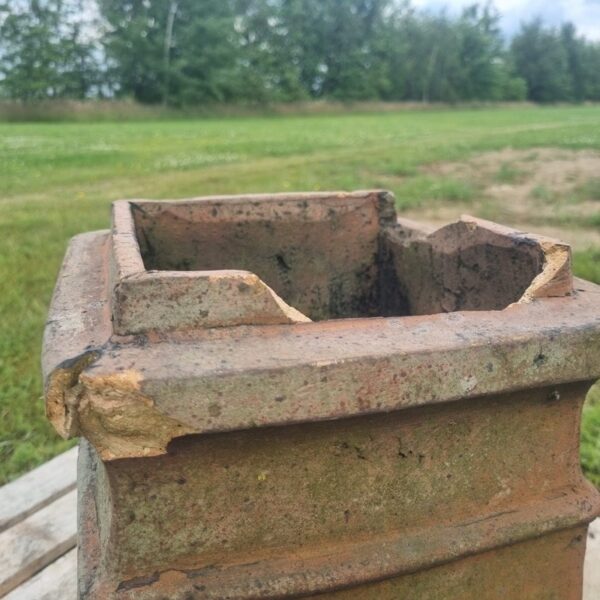 Small Square Brown Chimney Pot The Reclaimed Company