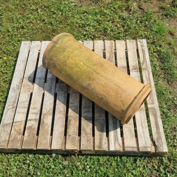 Buff Round Roll Top Chimney Pot The Reclaimed Company