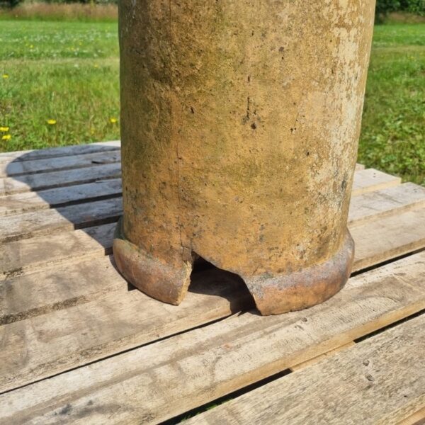 Buff Round Roll Top Chimney Pot The Reclaimed Company