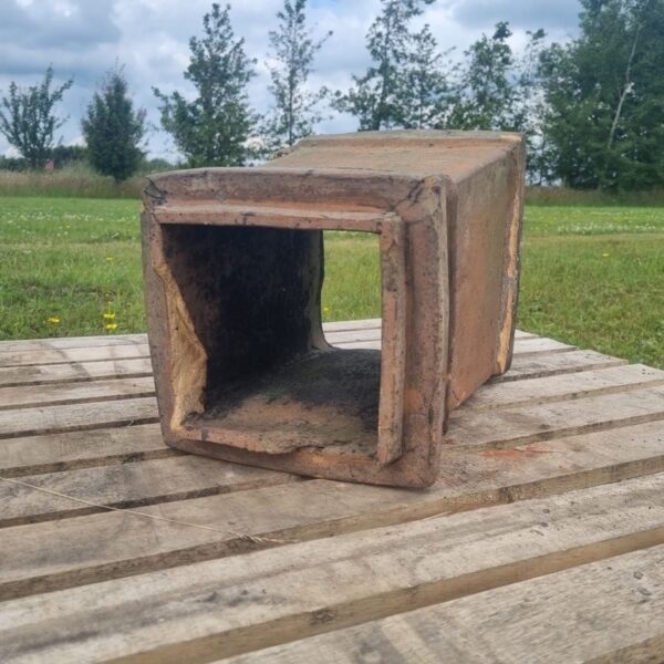 Small Square Brown Chimney Pot The Reclaimed Company