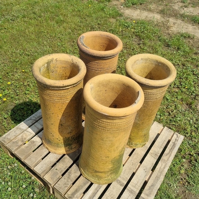 Beautiful Buff Decorative Round Chimney Pot The Reclaimed Company