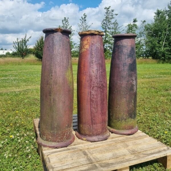 Tall Purple Round Taper Chimney Pot The Reclaimed Company