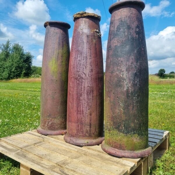 Tall Purple Round Taper Chimney Pot The Reclaimed Company