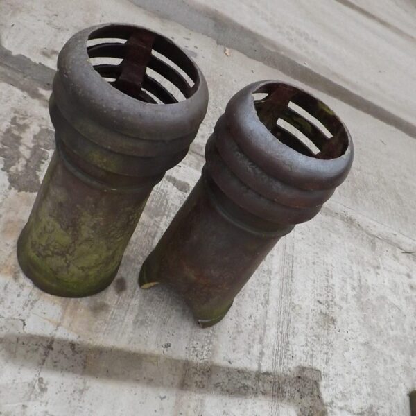Alternative view of Louvered chimney pot