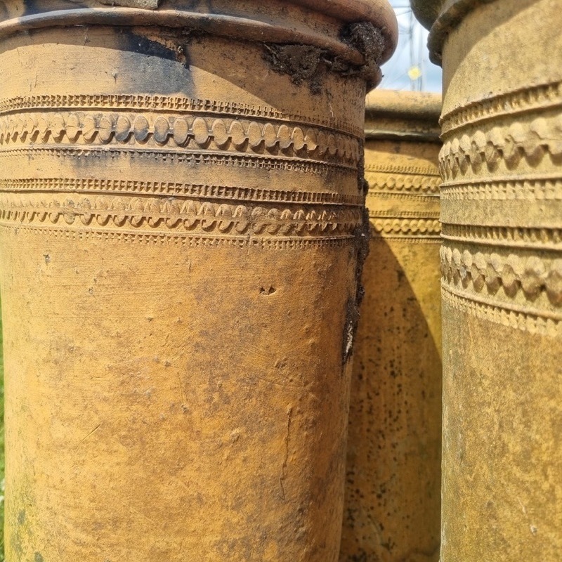 Beautiful Buff Decorative Round Chimney Pot The Reclaimed Company
