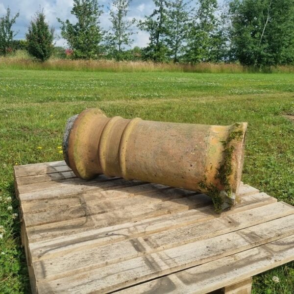 Buff Cannon Roll Top Chimney Pot Round The Reclaimed Company