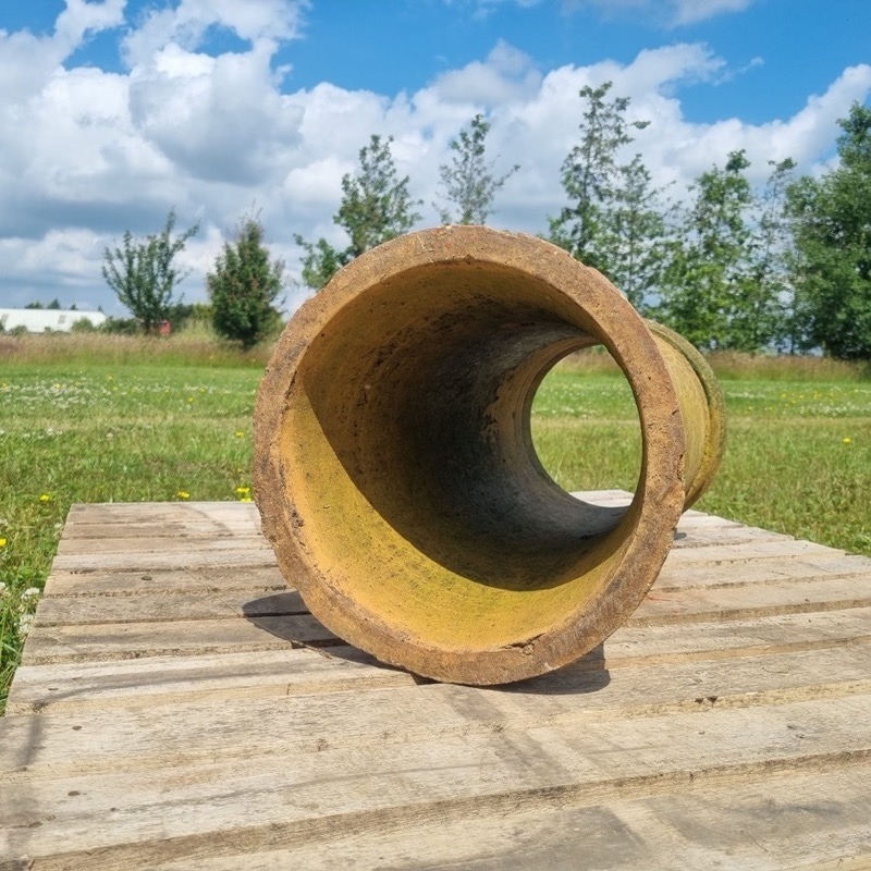 Beautiful Buff Decorative Round Chimney Pot The Reclaimed Company