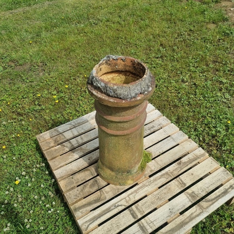 Buff Cannon Roll Top Chimney Pot Round The Reclaimed Company