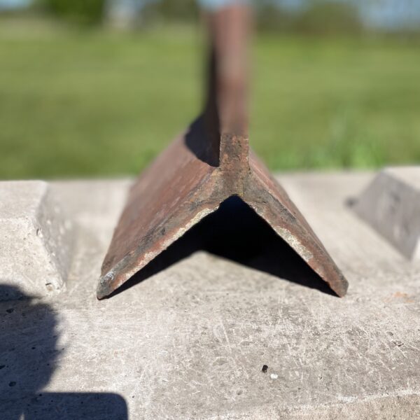 Alternative view of Reclaimed Decorative Clay Ridge Tile – Terracotta 165-240-300