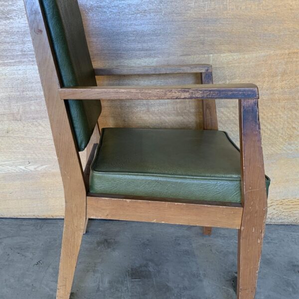Green Arm Chair at The Reclaimed Company