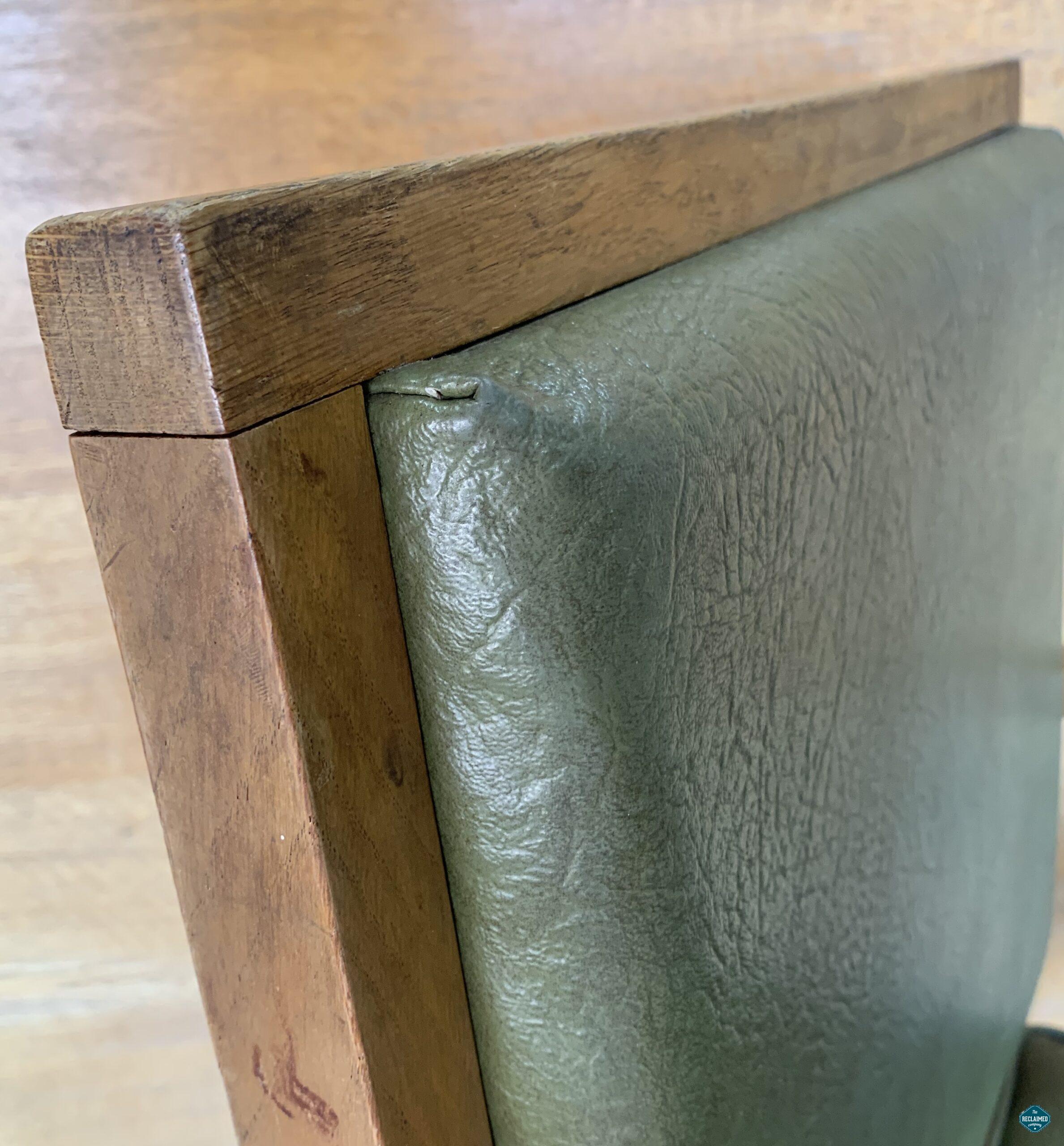 Green Arm Chair at The Reclaimed Company