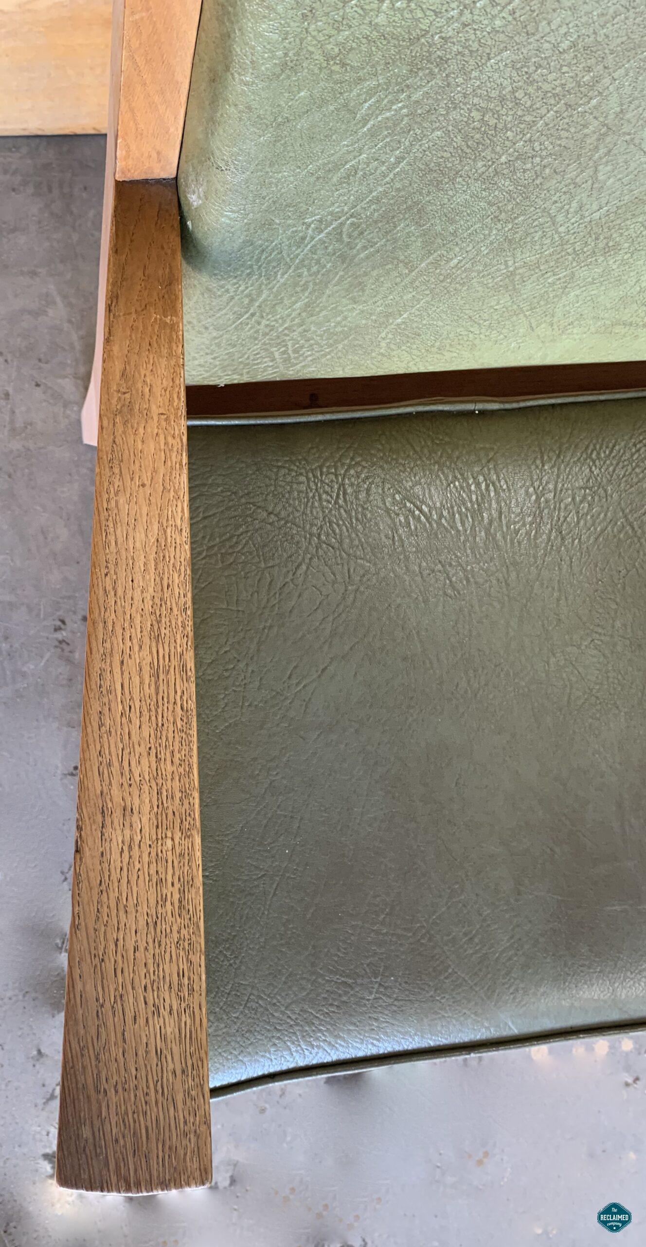 Green Arm Chair at The Reclaimed Company