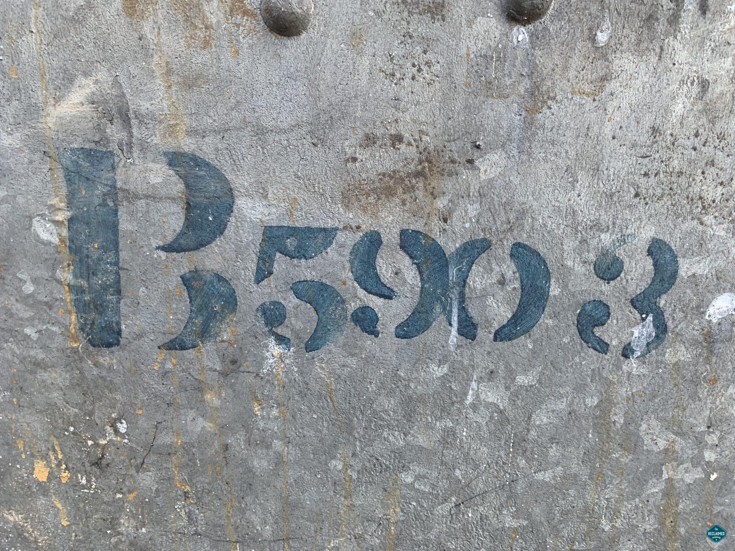Blue Stencilling