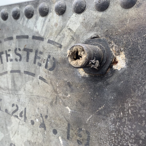 Reclaimed metal Tank with Great Character The Reclaimed Company