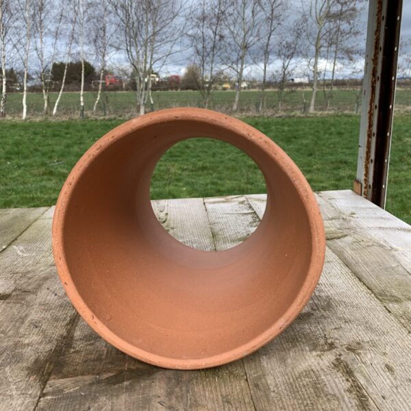Red Chimney Pot Roll Top 300mm the reclaimed company