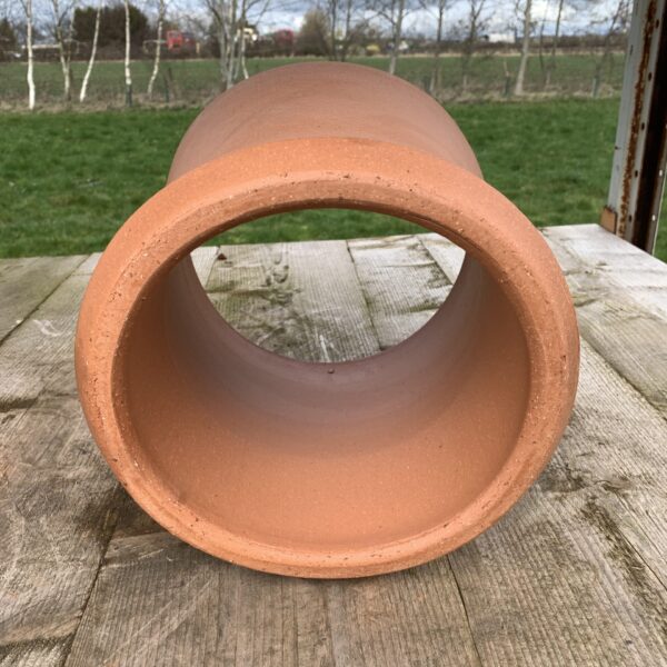 Red Chimney Pot Roll Top 300mm the reclaimed company