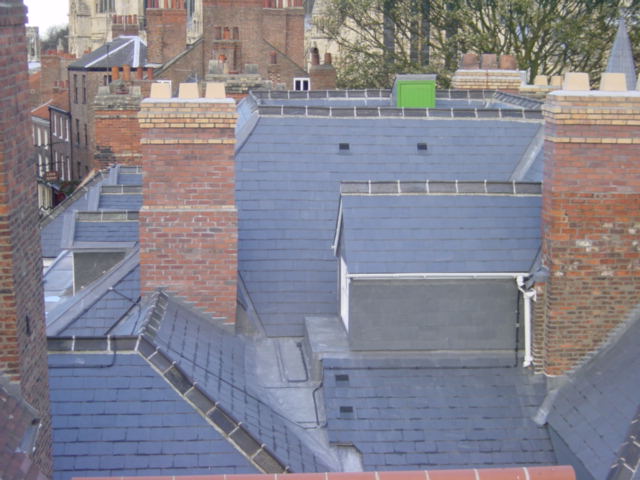 Traditional building roofed with high quality Welsh slate