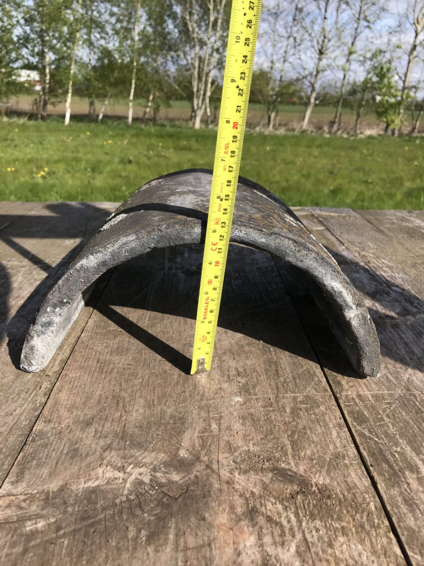 Half Ridge Order Slate Grey Half Round Ridge The Reclaimed Company