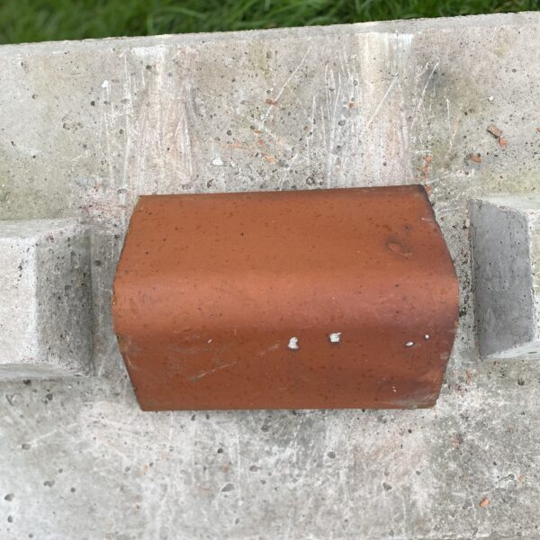 Reclaimed Red Terracotta Hogs Back Ridge Tile