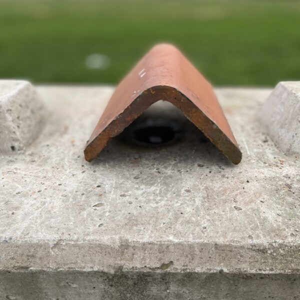 Reclaimed Red Terracotta Hogs Back Ridge Tile