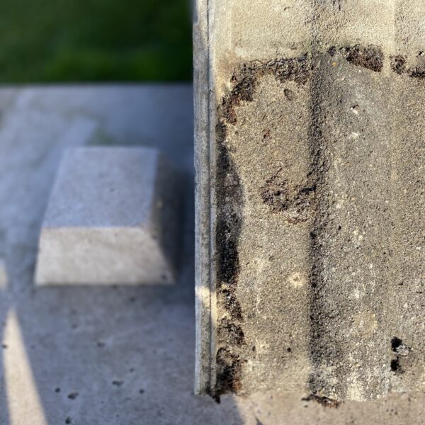 Alternative view of Reclaimed Crest Double Roman Concrete Roof Tile – Grey