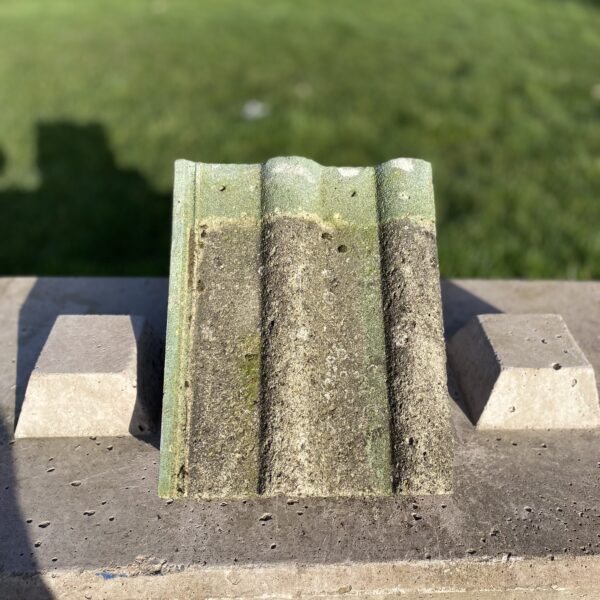 Reclaimed Marley Double Roman Green Roof Tile