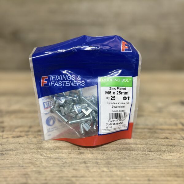 Gutter Bolt ZP M5 x 25mm The Reclaimed Company