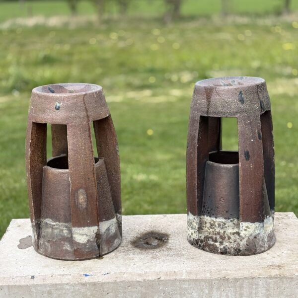 Edwardian chimney pots