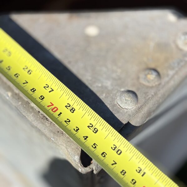 reclaimed galvanised water tank
