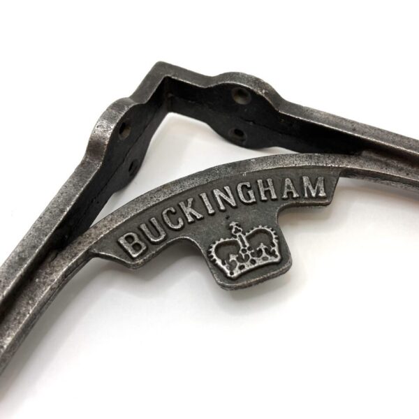 Alternative view of Shelf Bracket GALLOWS Rad Lugs BUCKINGHAM Antique Iron 200mm x 200mm