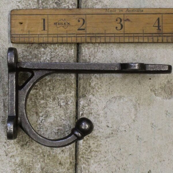 Shelf Bracket Hook TRANBY Cast Antique Iron 100mm