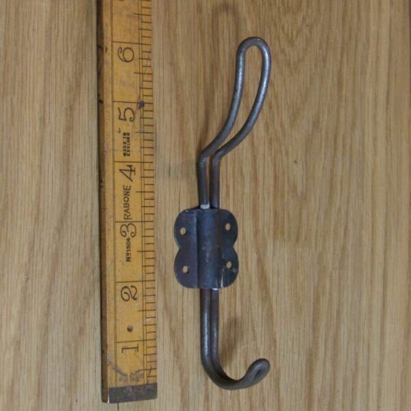 Coat Hook Wire BUTTERFLY Design Antique Iron 150mm