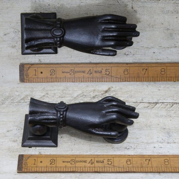 Door Knocker FEMALE HAND Design Antique Iron 145mm
