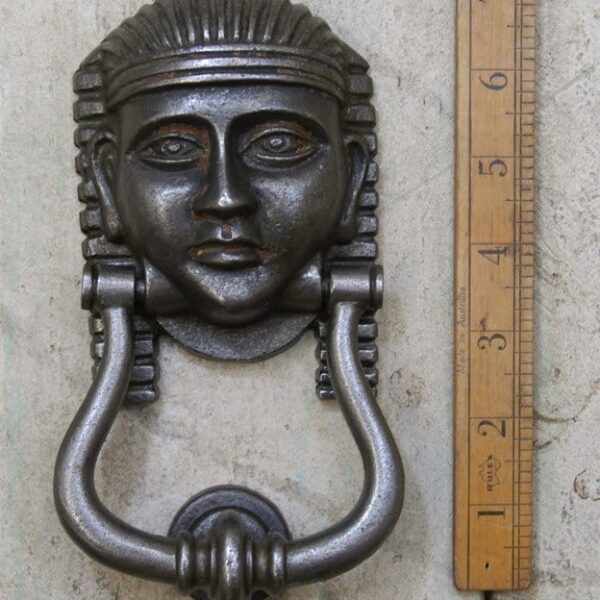 Door Knocker TUTANKHAMUM Antique Iron 180mm