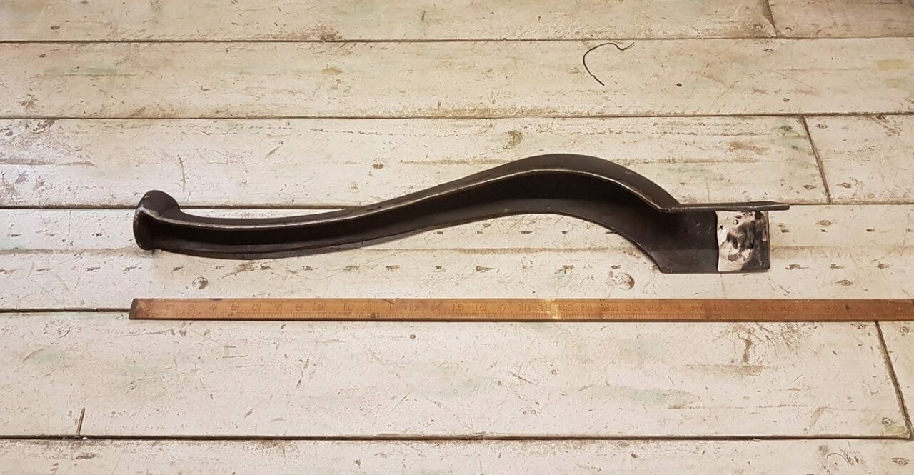 Table Leg CABRIOLE Shape Cast Antique Iron 710mm - Image 2