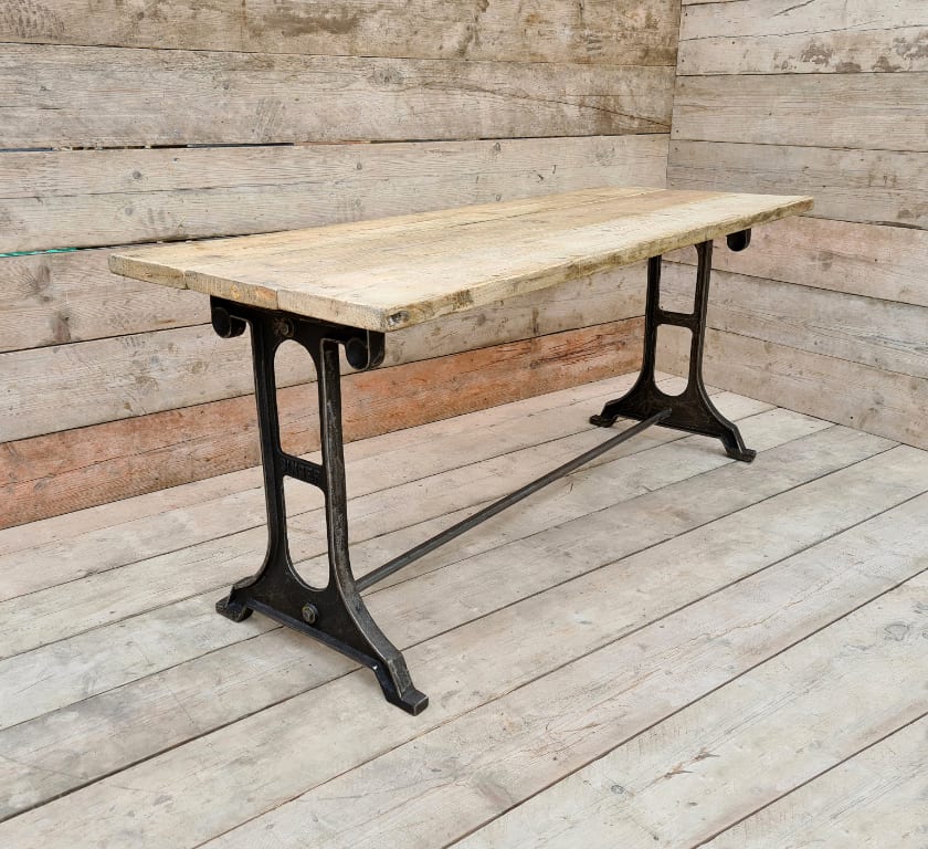 Table End Frame VALIANT (rod sep) Heavy Cast Iron 650mm - Image 4