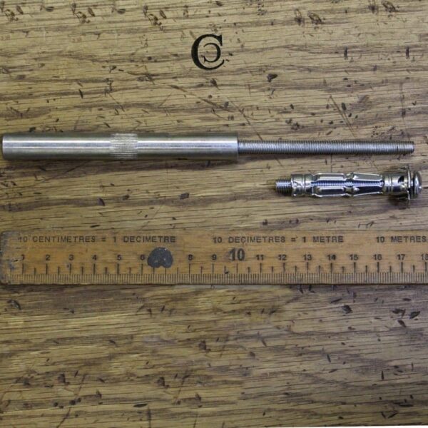 Concealed Shelf Support Plasterboard CAVITY FIXING TYPE 12mm x 120mm Rod M6 Thread