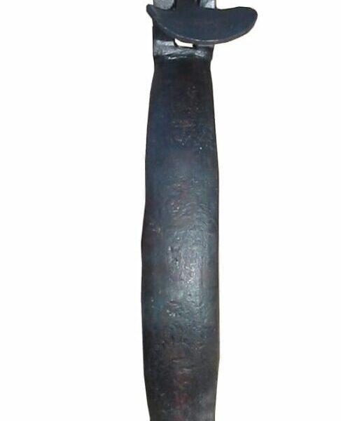 Suffolk Latch Hand Forged Bean End Black Beeswax 200mm